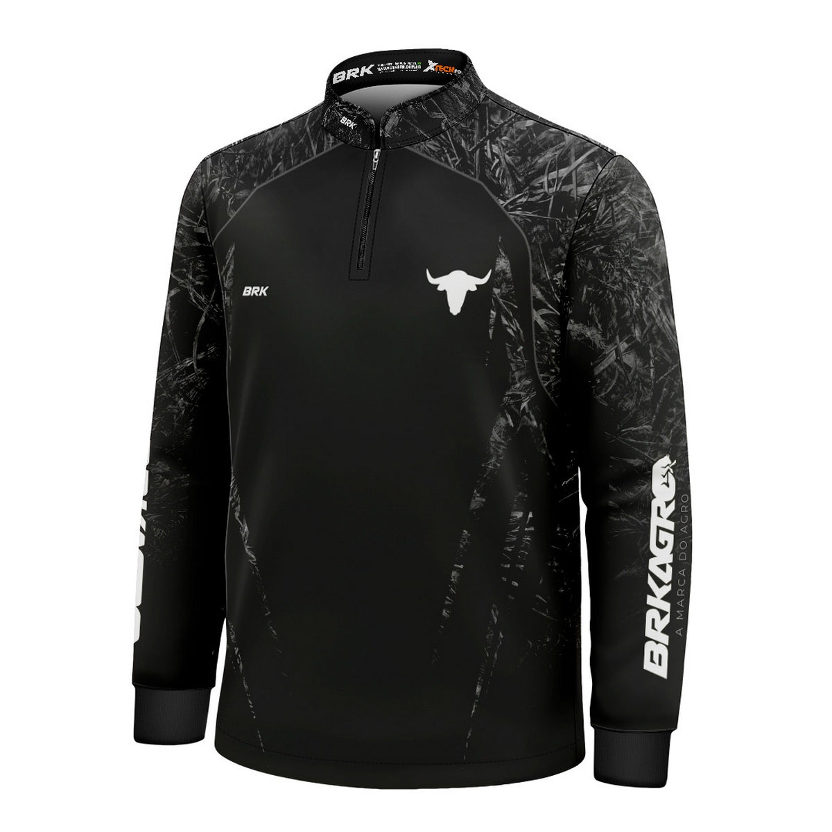 Camisa Infantil Agro Brk Camuflado Real Tree Made In Agro com Proteção Solar UV50+ - Brk Agro