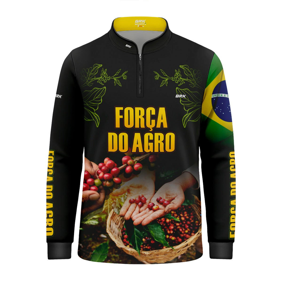 Camisa Brk Agro Infantil Cafeicultor com Proteção Solar UV50+ - Brk Agro