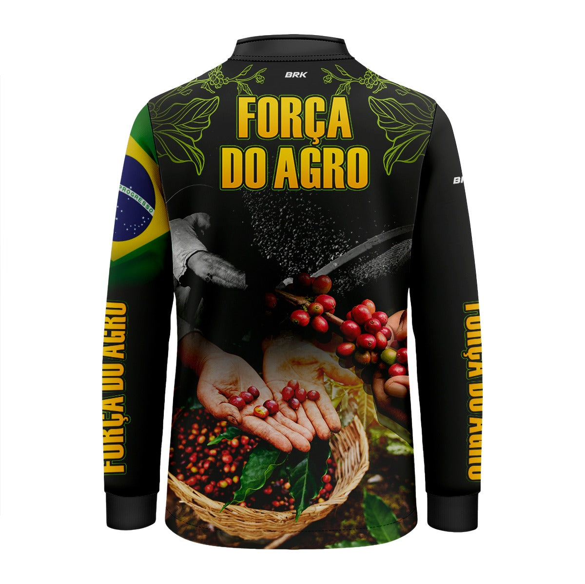 Camisa Brk Agro Infantil Cafeicultor com Proteção Solar UV50+ - Brk Agro