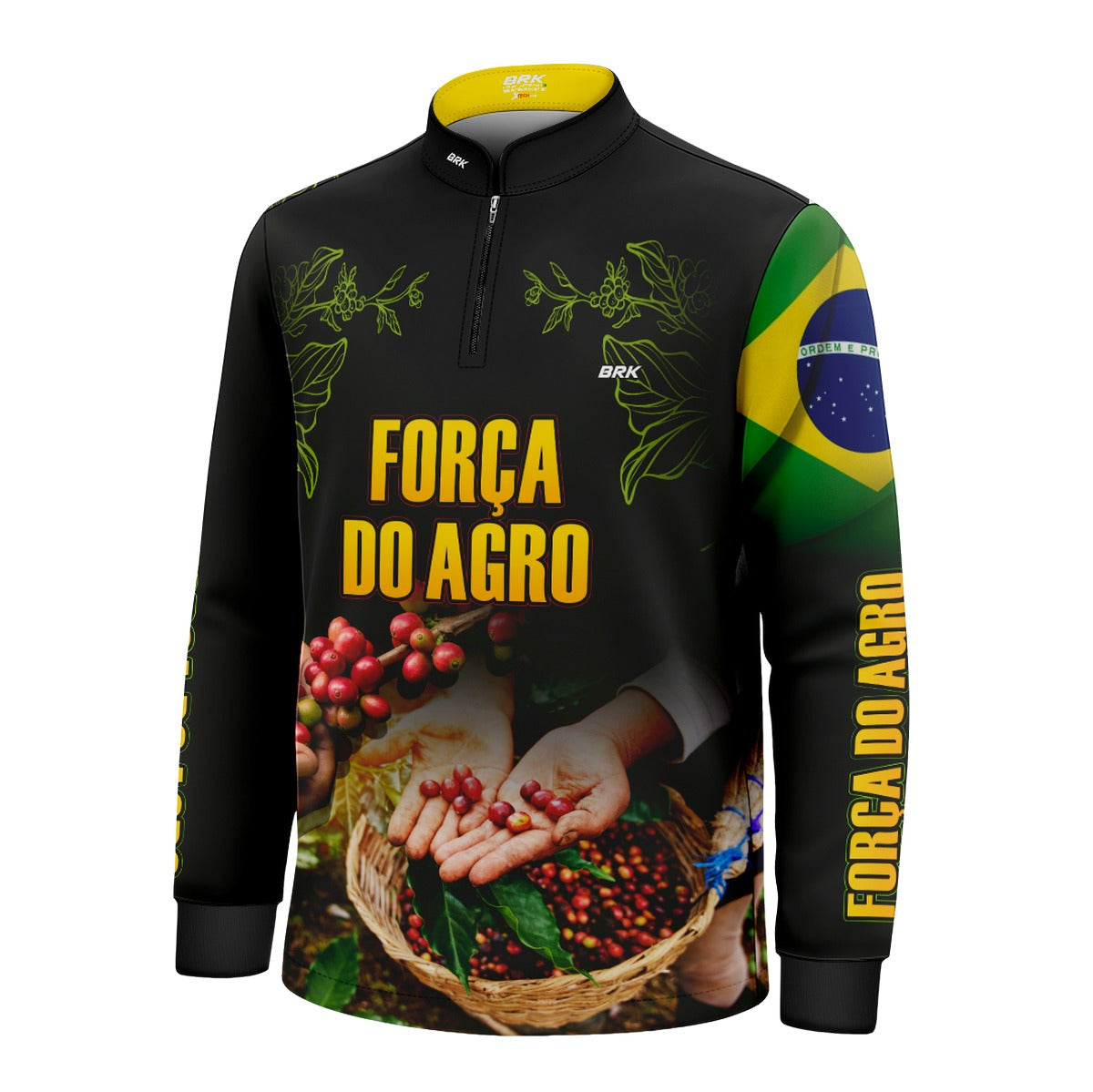 Camisa Brk Agro Infantil Cafeicultor com Proteção Solar UV50+ - Brk Agro