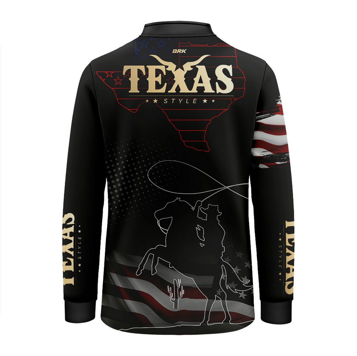 Camisa Agro Infantil Brk Texas Estados Unidos com Proteção Solar UV50+ - Brk Agro