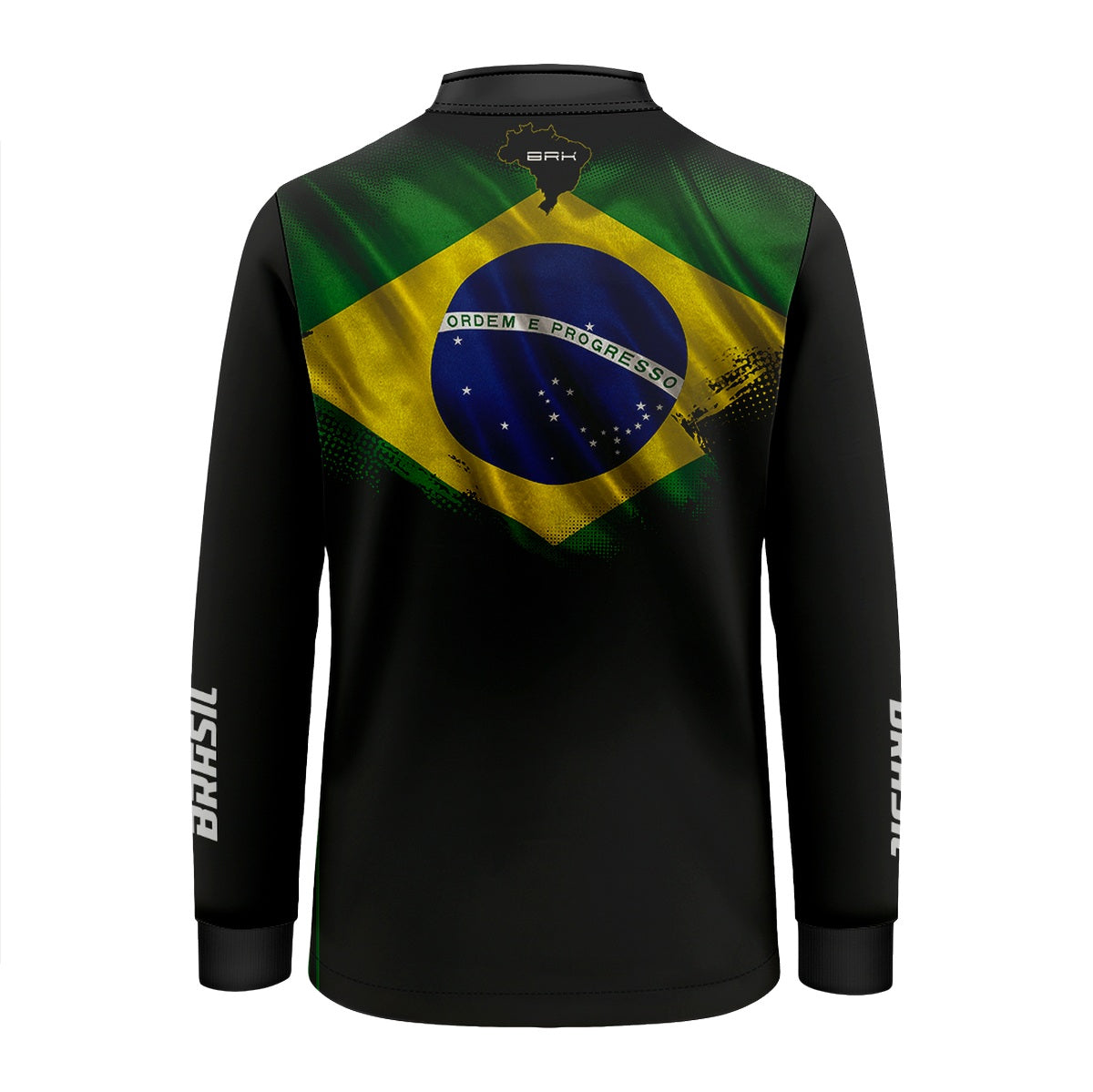 Camisa Agro Infantil Brk Bandeira do Brasil com Proteção Solar UV50+ - Brk Agro