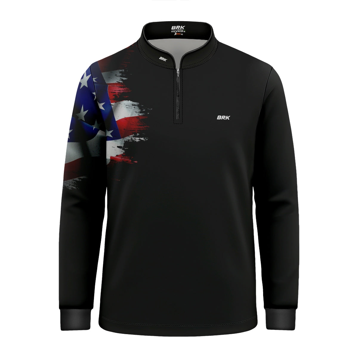 Camisa Agro Infantil Brk Bandeira Estados Unidos com Proteção Solar UV50+ - Brk Agro