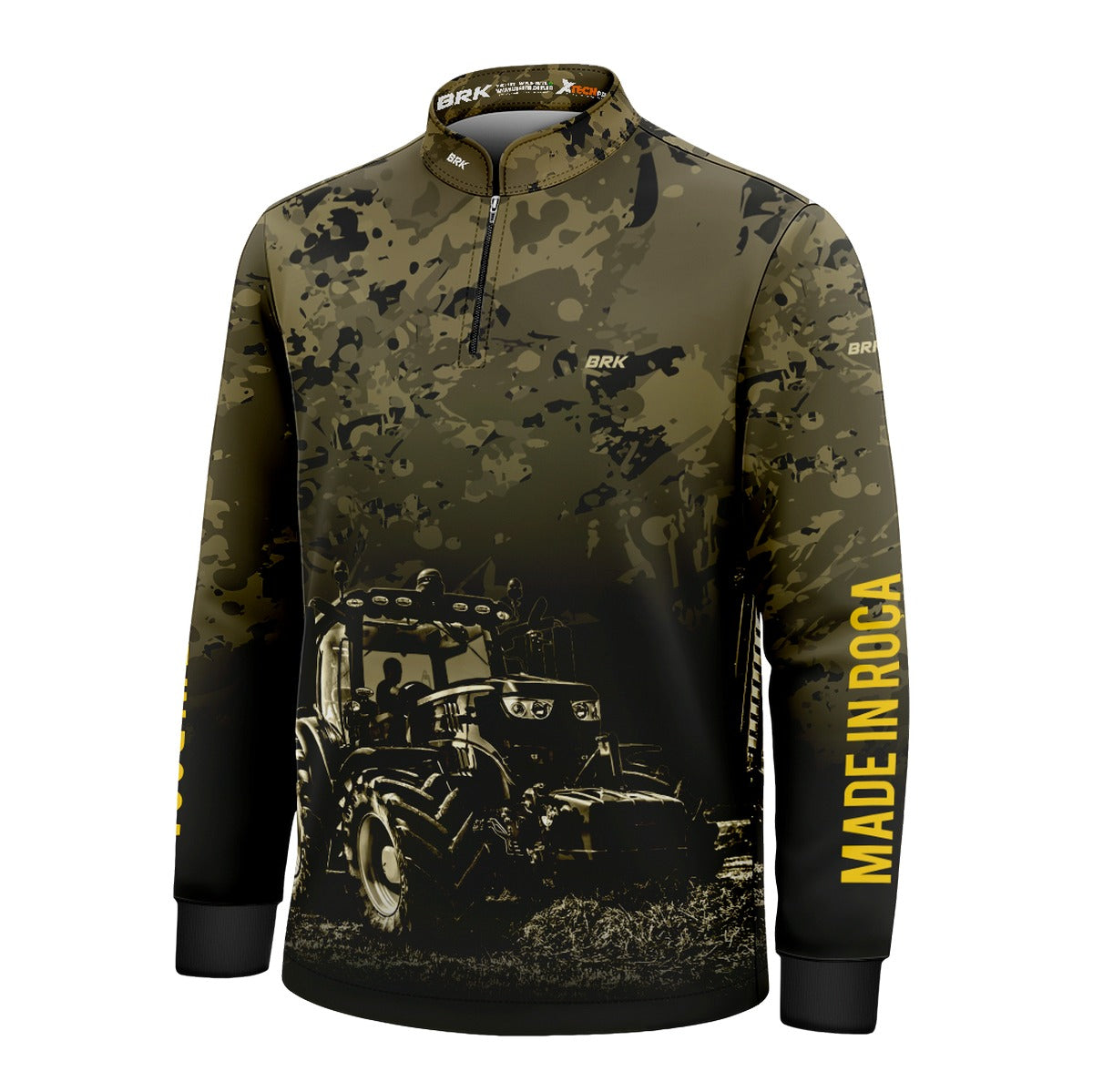 Camisa Infantil Agro Brk Camuflada com Proteção Solar UV50+ - Brk Agro