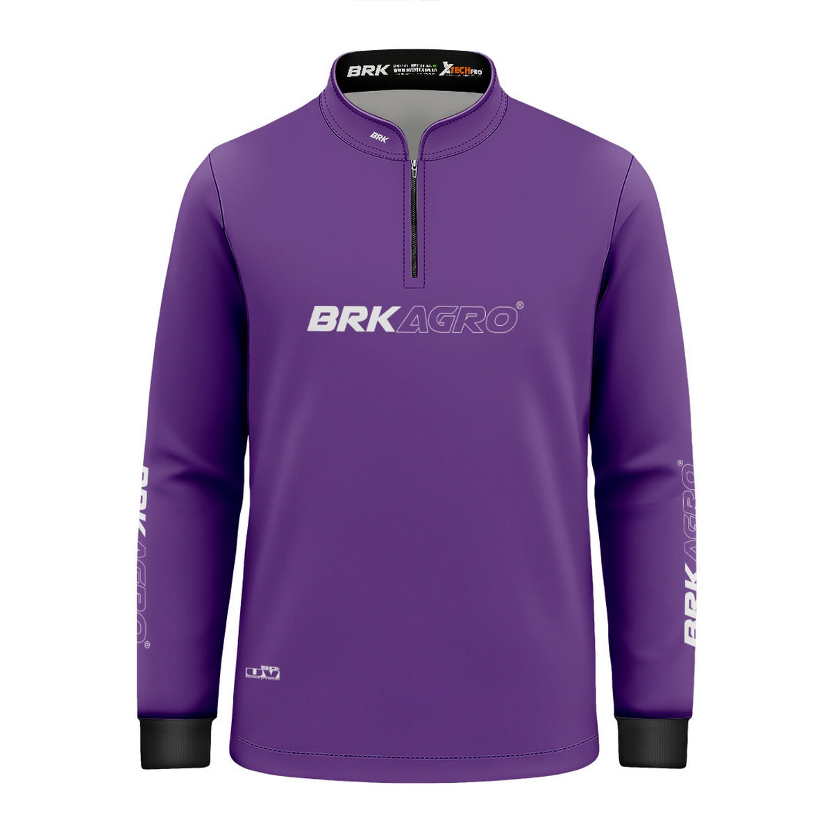 Camisa Infantil Agro Brk Roxa Clean com Proteção Solar UV50+ - Brk Agro