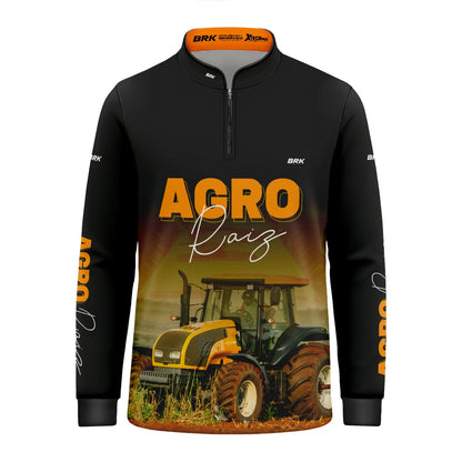 Camisa Brk Agro Infantil Trator Agro Raiz com UV50+ - Brk Agro