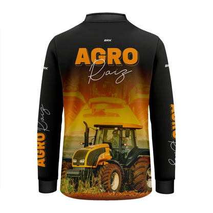 Camisa Brk Agro Infantil Trator Agro Raiz com UV50+ - Brk Agro