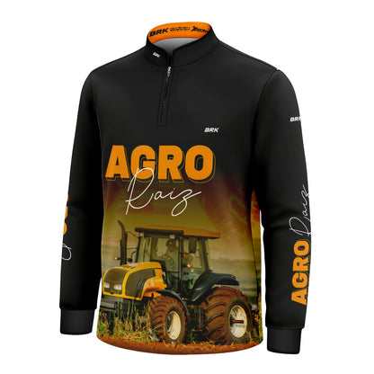 Camisa Brk Agro Infantil Trator Agro Raiz com UV50+ - Brk Agro