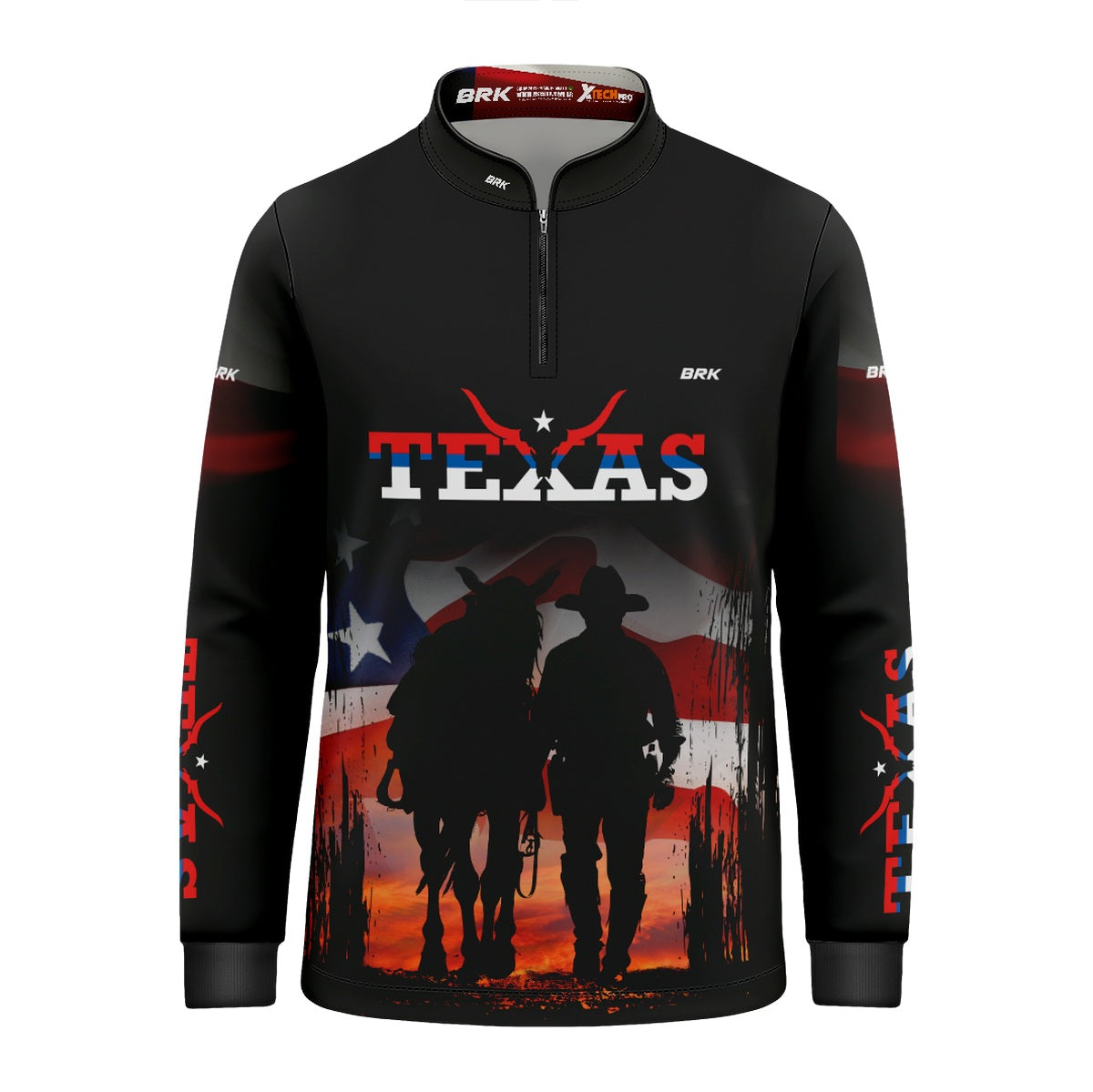 Camisa Brk Agro Infantil Texano com Proteção Solar UV50+ - Brk Agro