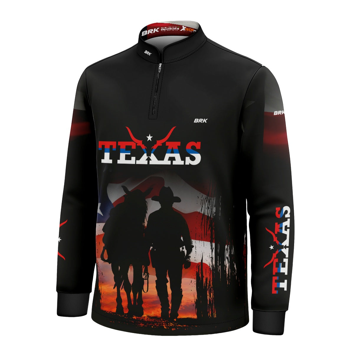 Camisa Brk Agro Infantil Texano com Proteção Solar UV50+ - Brk Agro