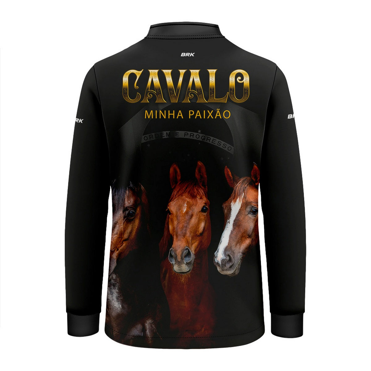 Camisa Infantil Agro Brk Paixão por Cavalos com Proteção Solar UV50+ - Brk Agro