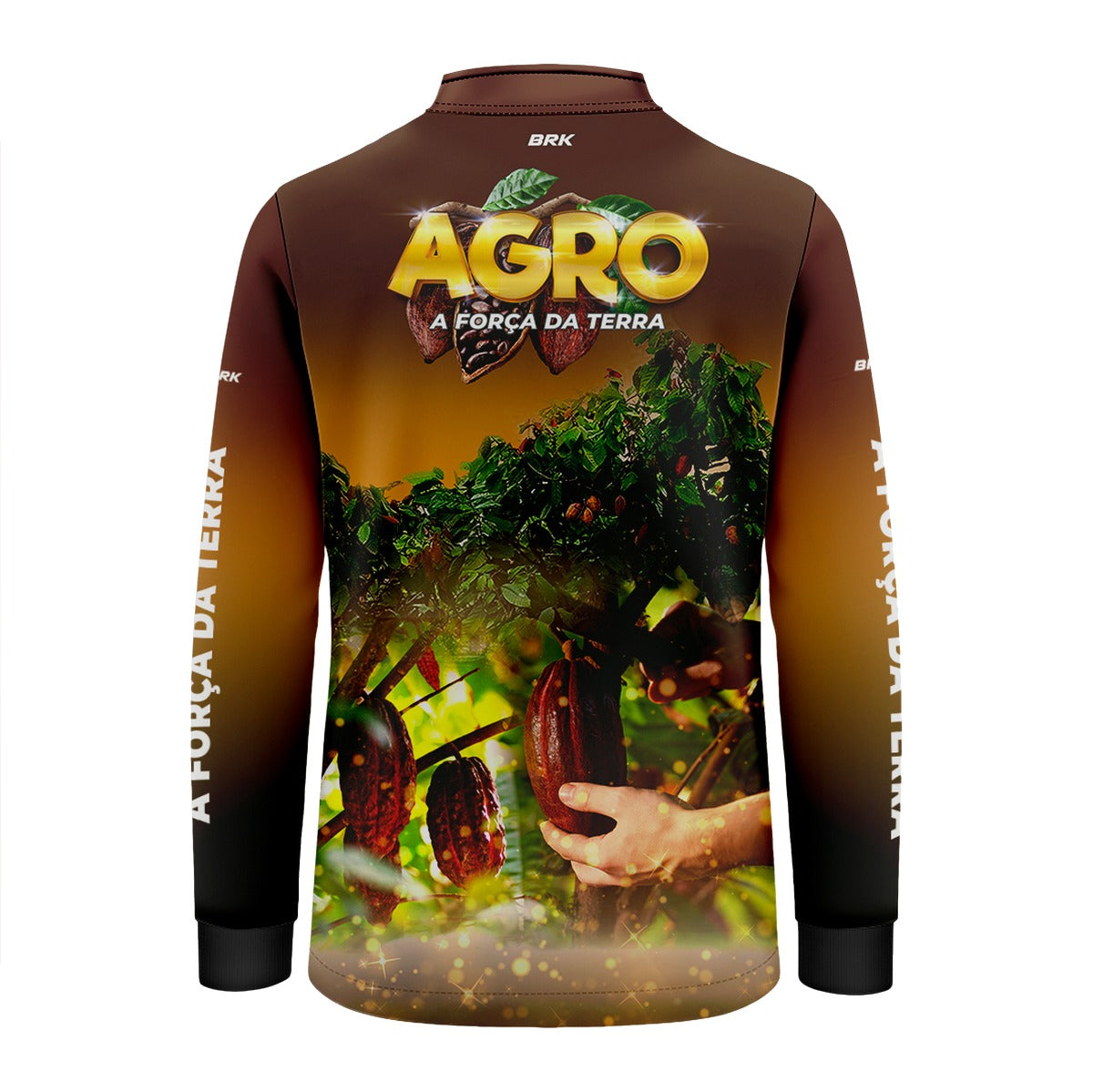 Camisa Infantil Agro Brk Cultivo de Cacau com UV50+ - Brk Agro
