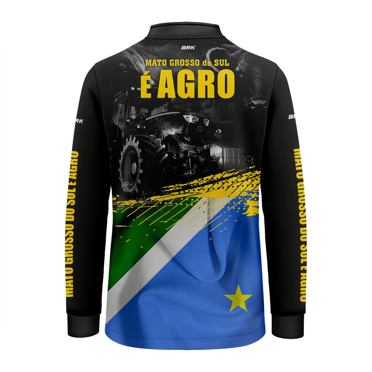 Camisa Brk Agro Infantil Mato Grosso do Sul é Agro com UV50+ - Brk Agro