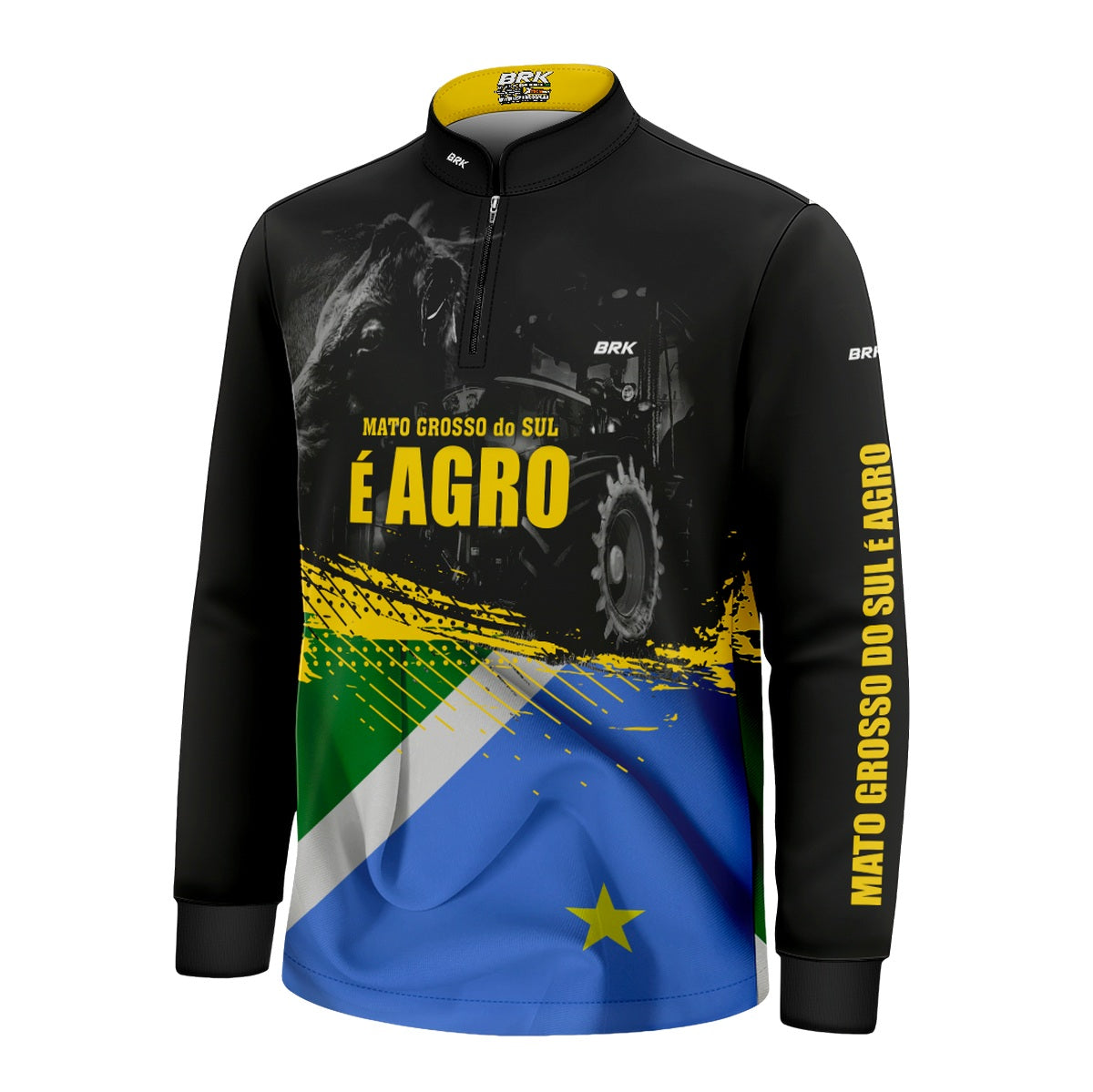 Camisa Brk Agro Infantil Mato Grosso do Sul é Agro com UV50+ - Brk Agro