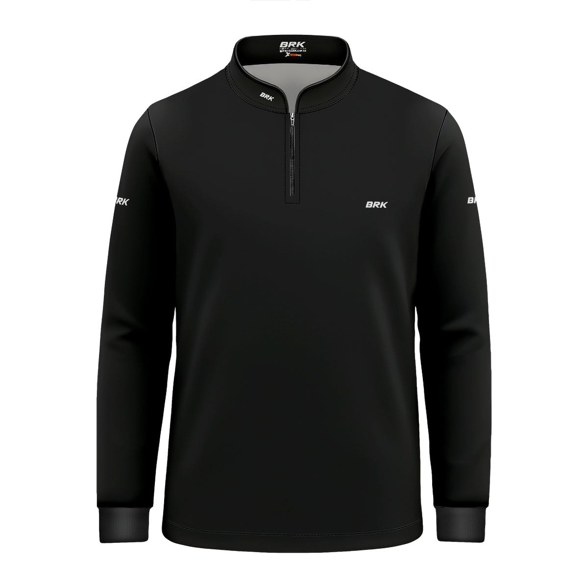 Camisa Infantil Agro Brk Casual Unissex Basic Preta com Proteção Solar UV50+ - Brk Agro