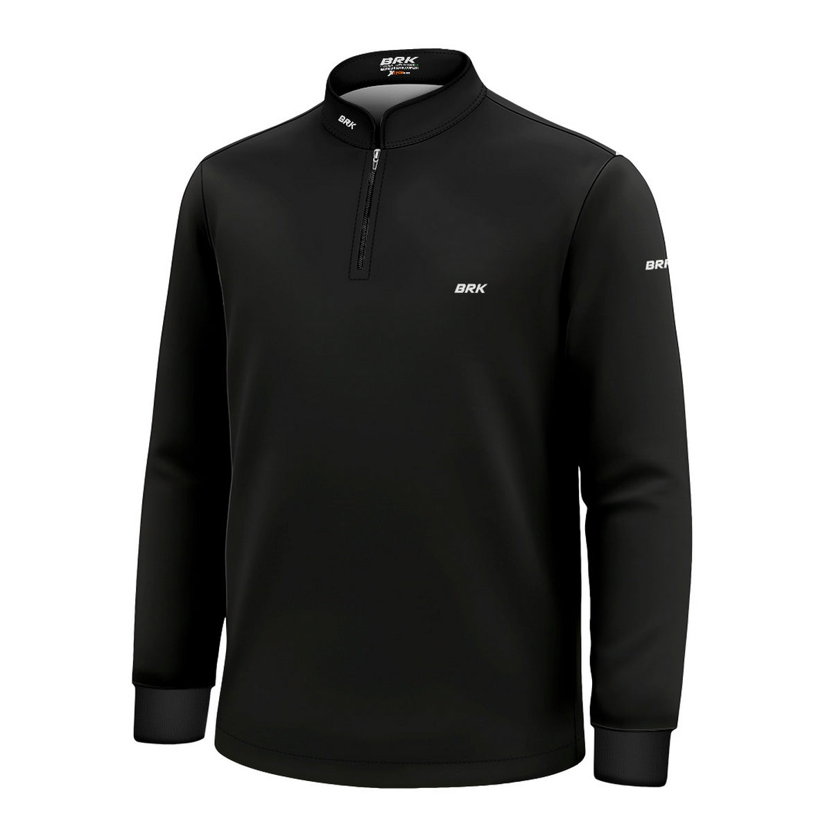 Camisa Infantil Agro Brk Casual Unissex Basic Preta com Proteção Solar UV50+ - Brk Agro