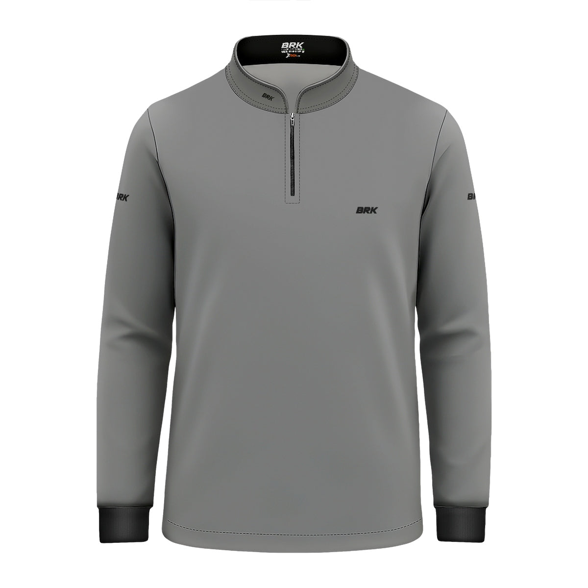 Camisa Infantil Brk Agro Básica Cinza Claro com Proteção Solar UV50+ - Brk Agro