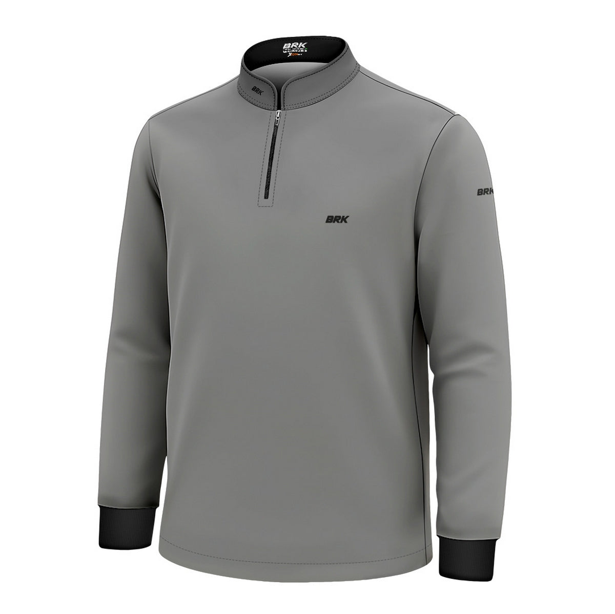 Camisa Infantil Brk Agro Básica Cinza Claro com Proteção Solar UV50+ - Brk Agro