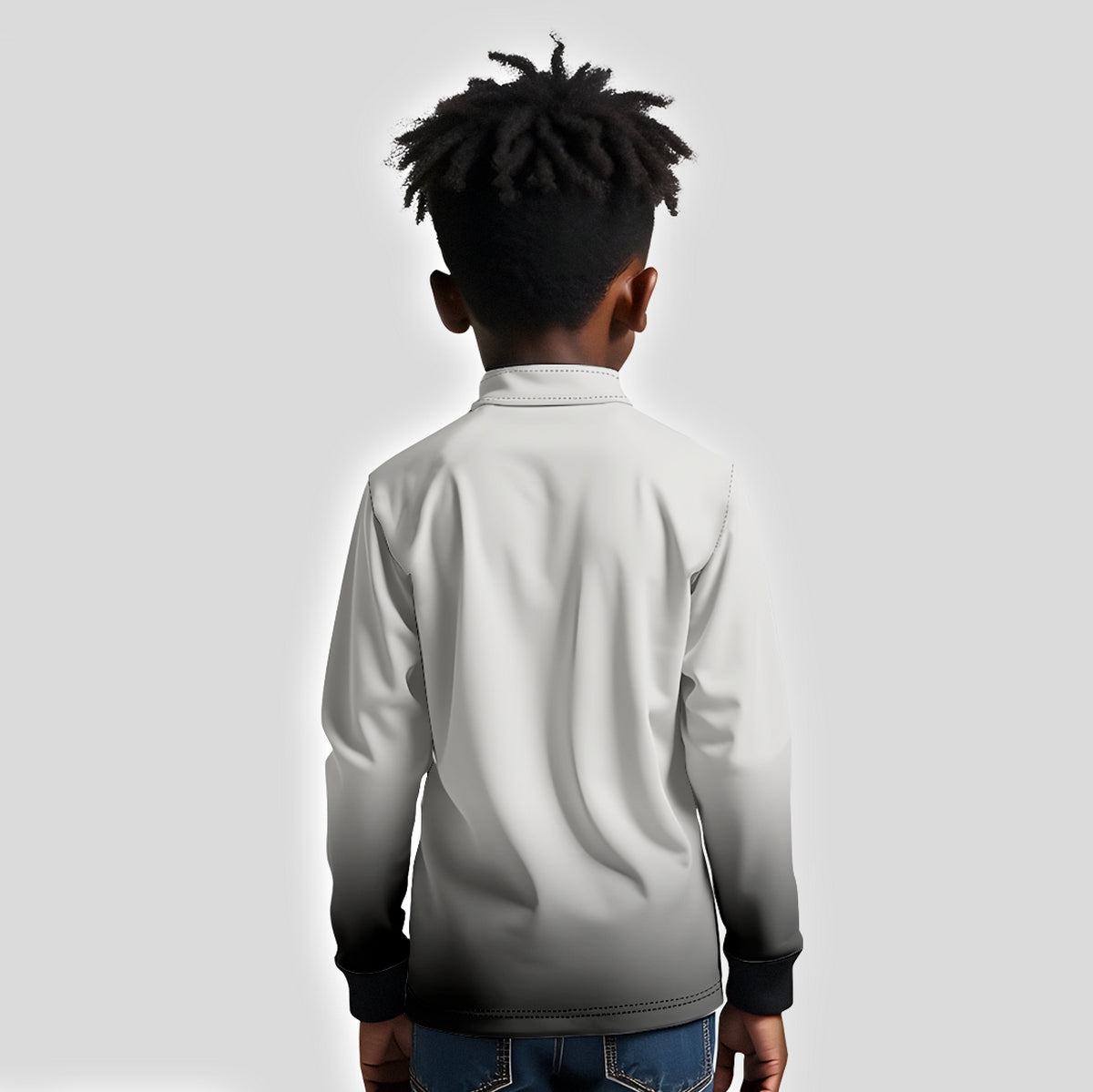 Camisa Infantil Brk Agro Unissex Basic Cinza Claro com Proteção Solar UV50+ - Brk Agro