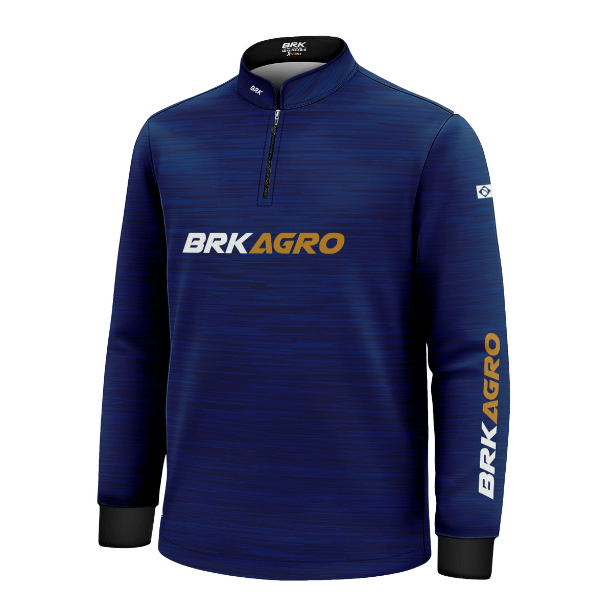 Camisa Agro Brk Mescla Azul Petróleo com Proteção Solar UV50+ - Brk Agro