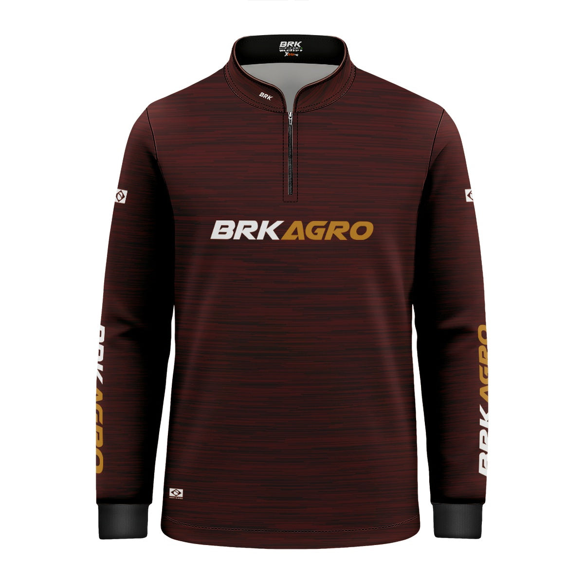 Camisa Agro Brk Mescla Marrom Yellowstone com Proteção Solar UV50+ - Brk Agro