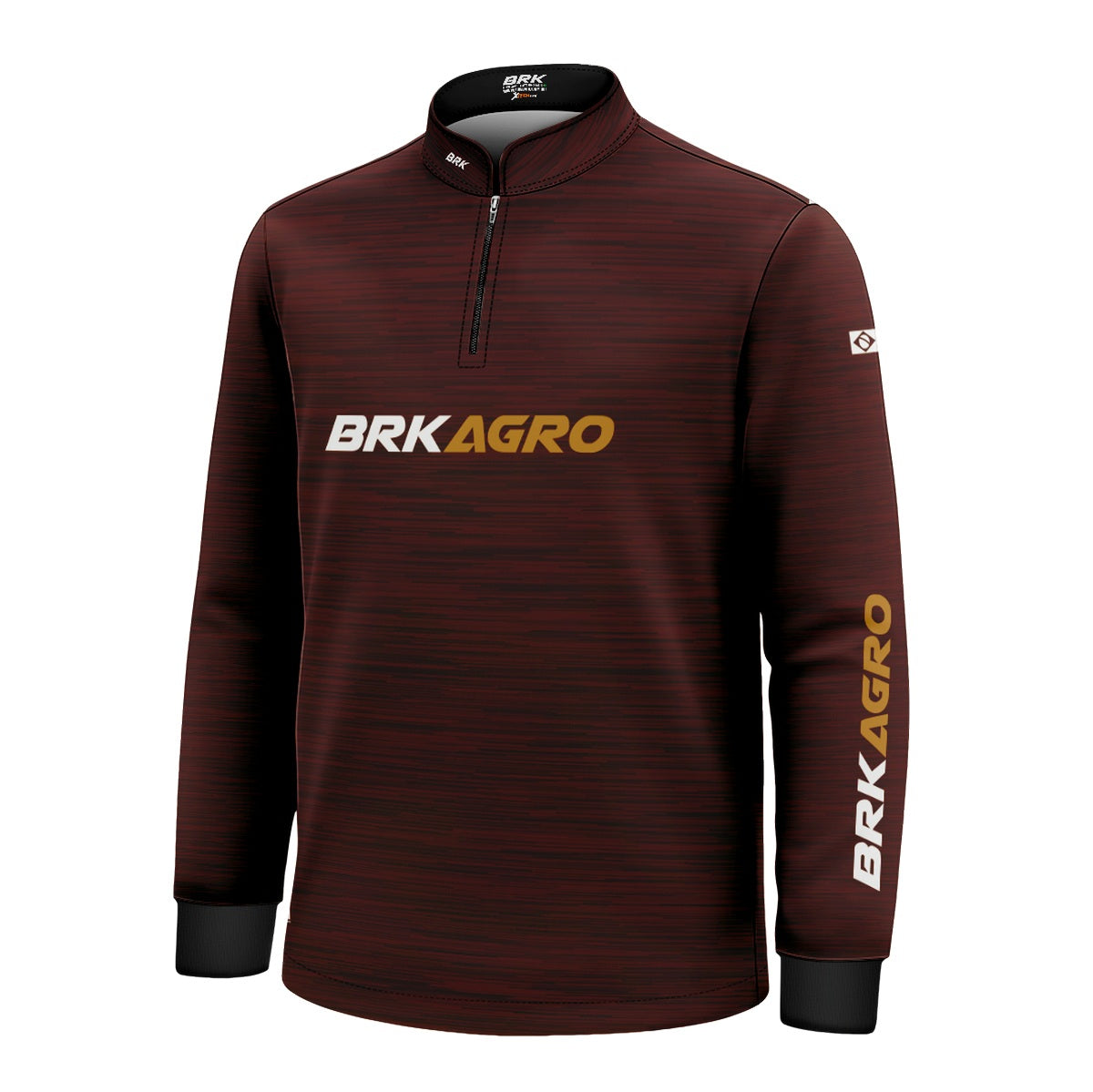 Camisa Agro Brk Mescla Marrom Yellowstone com Proteção Solar UV50+ - Brk Agro
