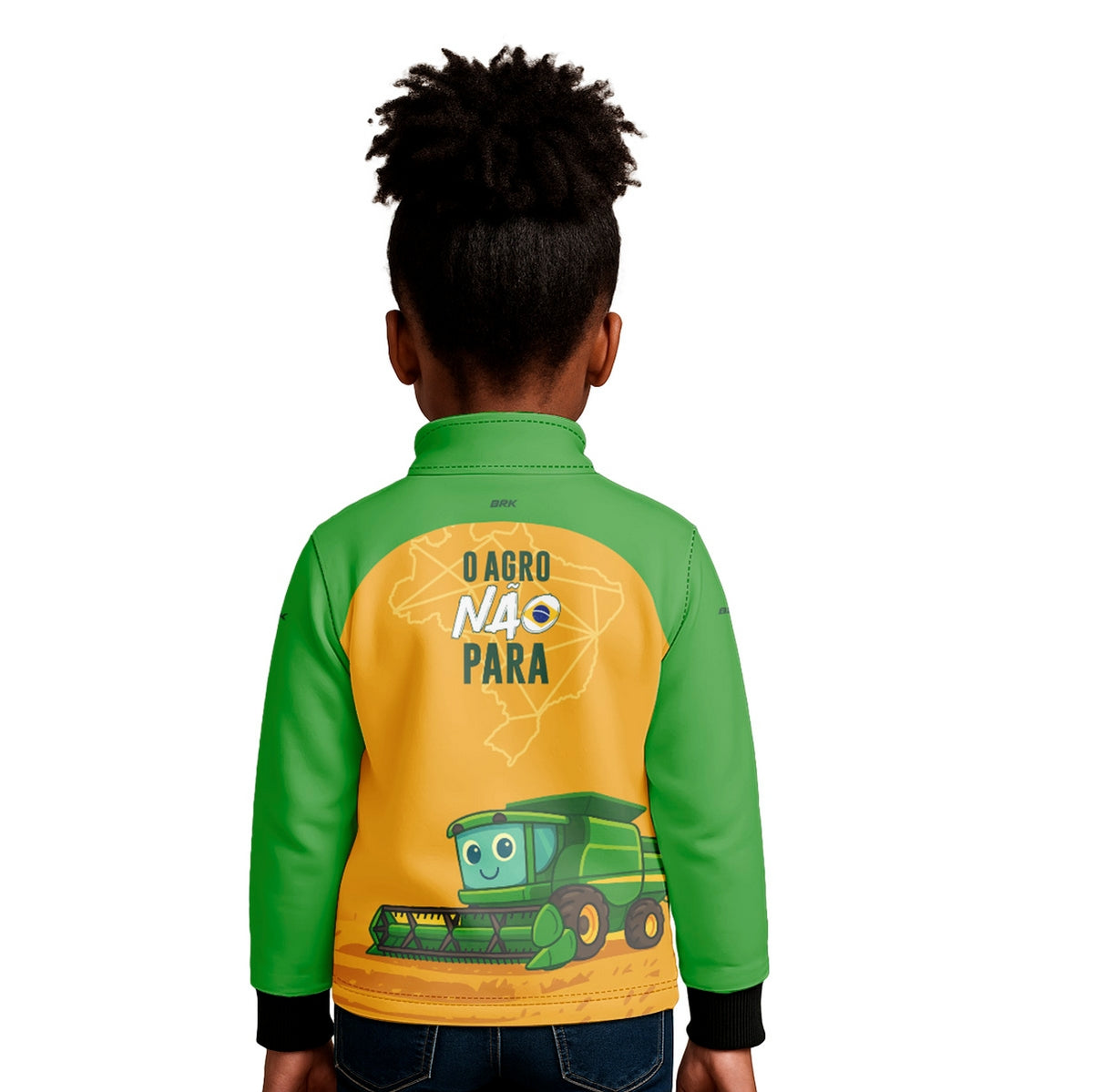 Camisa Agro Kids Brk O Agro Não Para com Proteção UV50 - Brk Agro