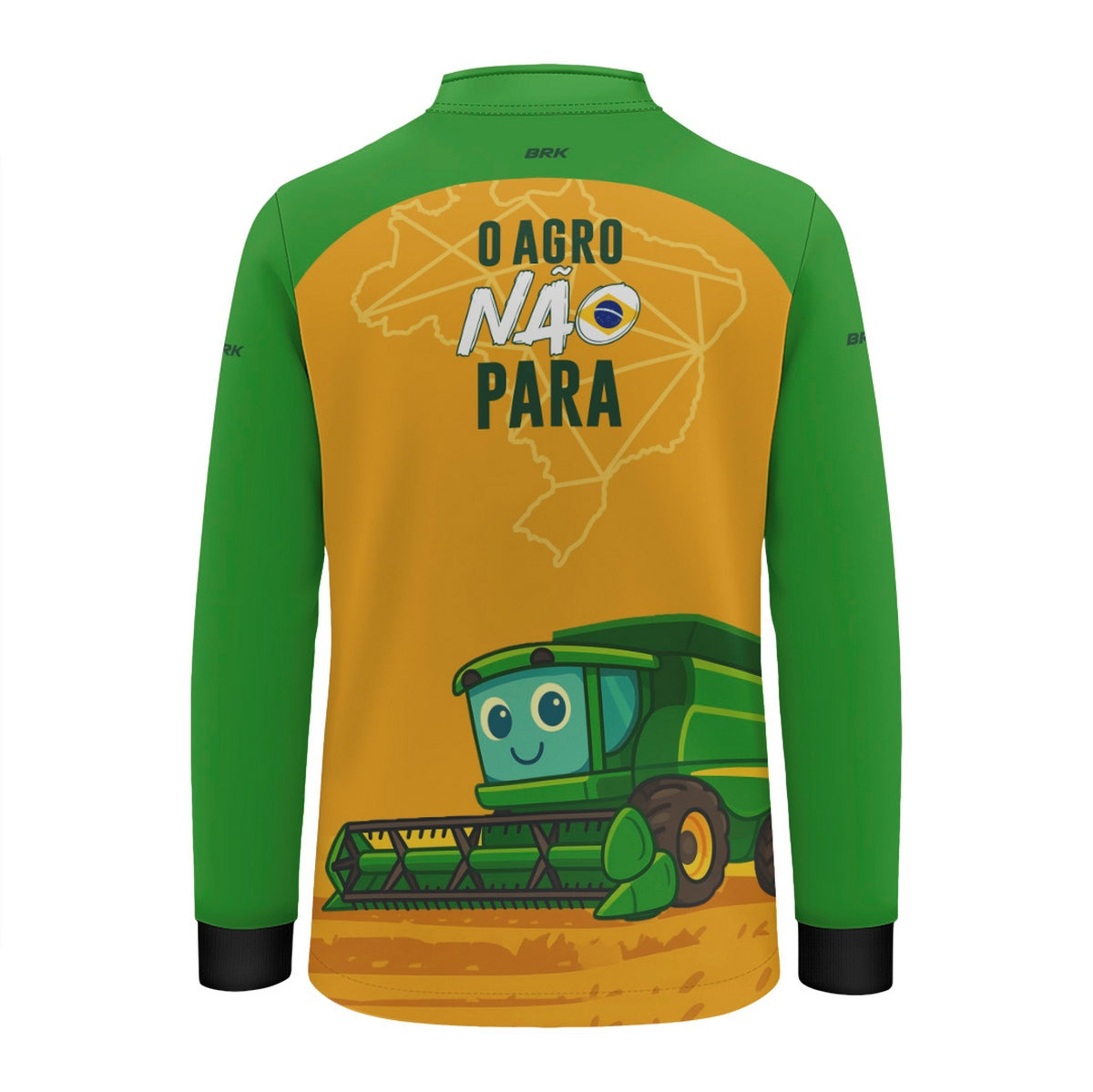 Camisa Agro Kids Brk O Agro Não Para com Proteção UV50 - Brk Agro