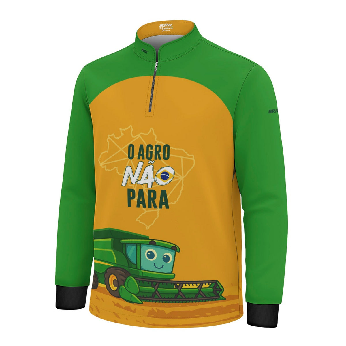 Camisa Agro Kids Brk O Agro Não Para com Proteção UV50 - Brk Agro