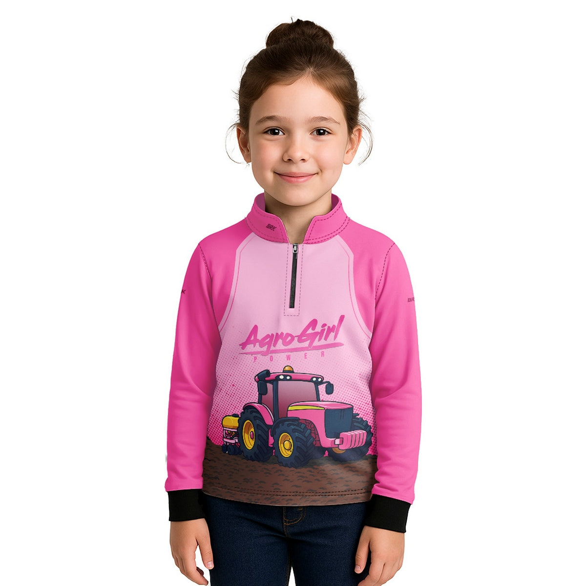 Camisa Agro Kids Brk Agrogirl com Proteção UV50 - Brk Agro