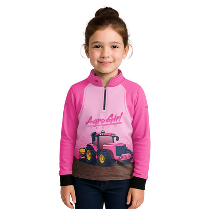 Camisa Agro Kids Brk Agrogirl com Proteção UV50 - Brk Agro