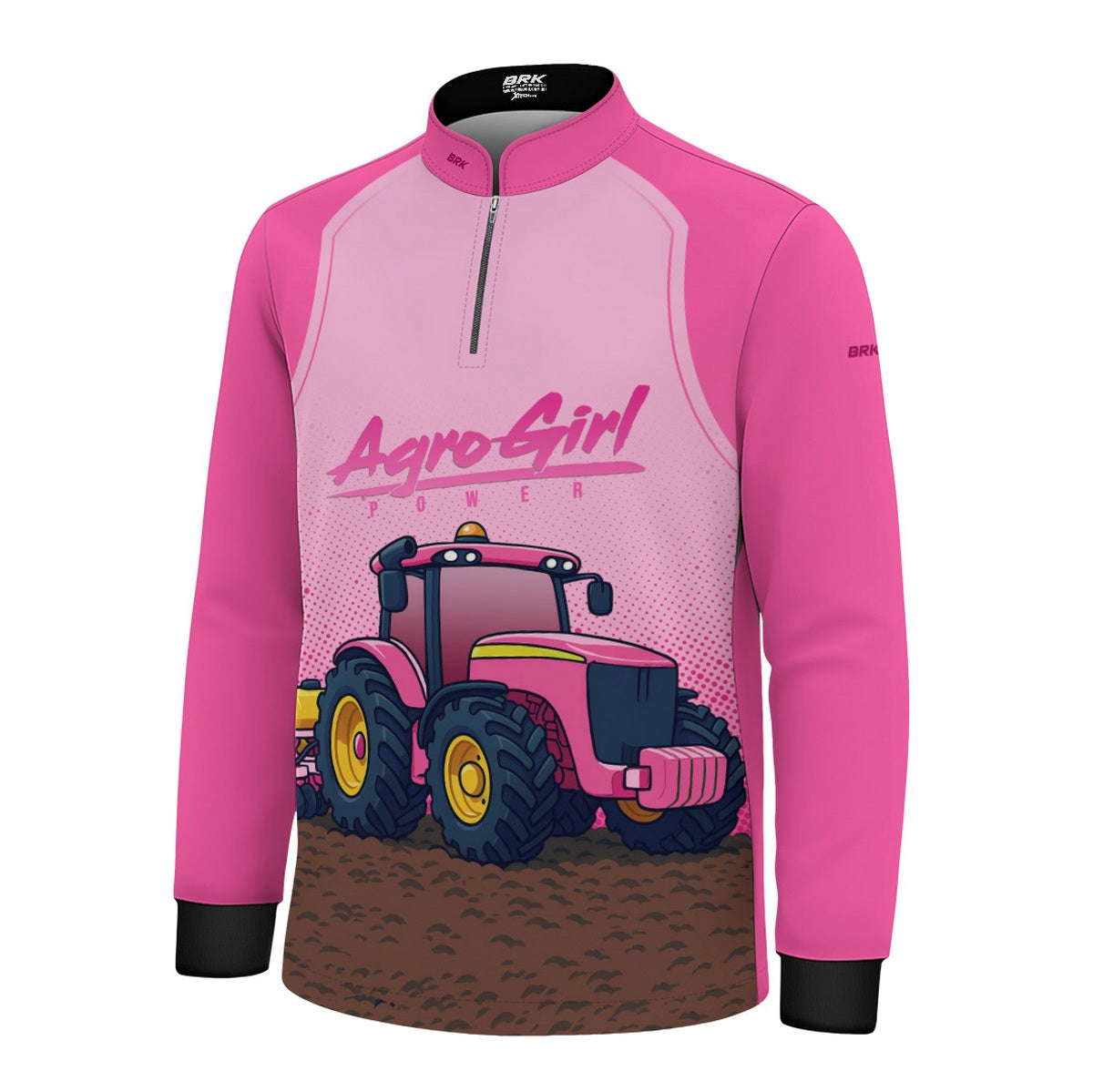 Camisa Agro Kids Brk Agrogirl Proteção UV50 + Revista para Colorir e Entrega FULL - Brk Agro