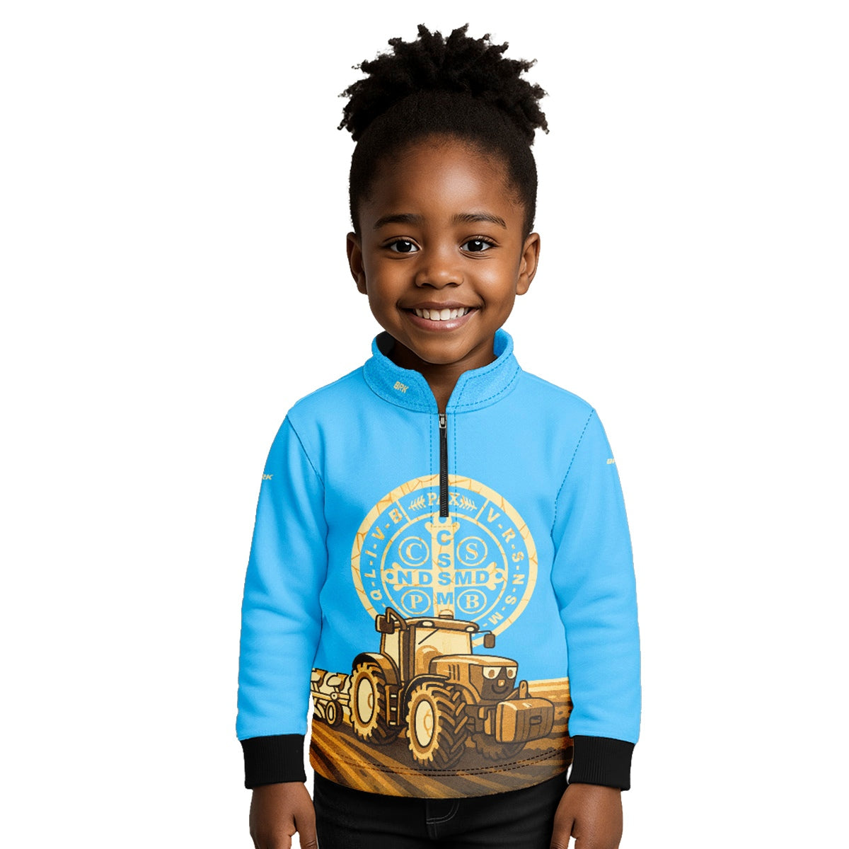 Camisa Agro Kids Brk Medalha de São Bento com Proteção UV50 - Brk Agro