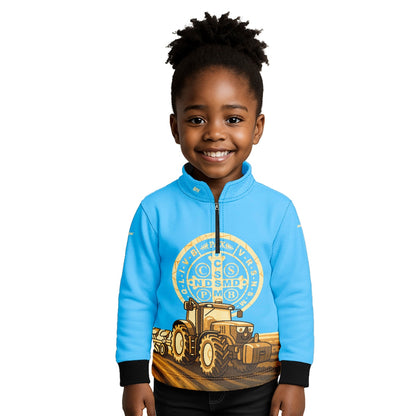 Camisa Agro Kids Brk Medalha de São Bento com Proteção UV50 - Brk Agro