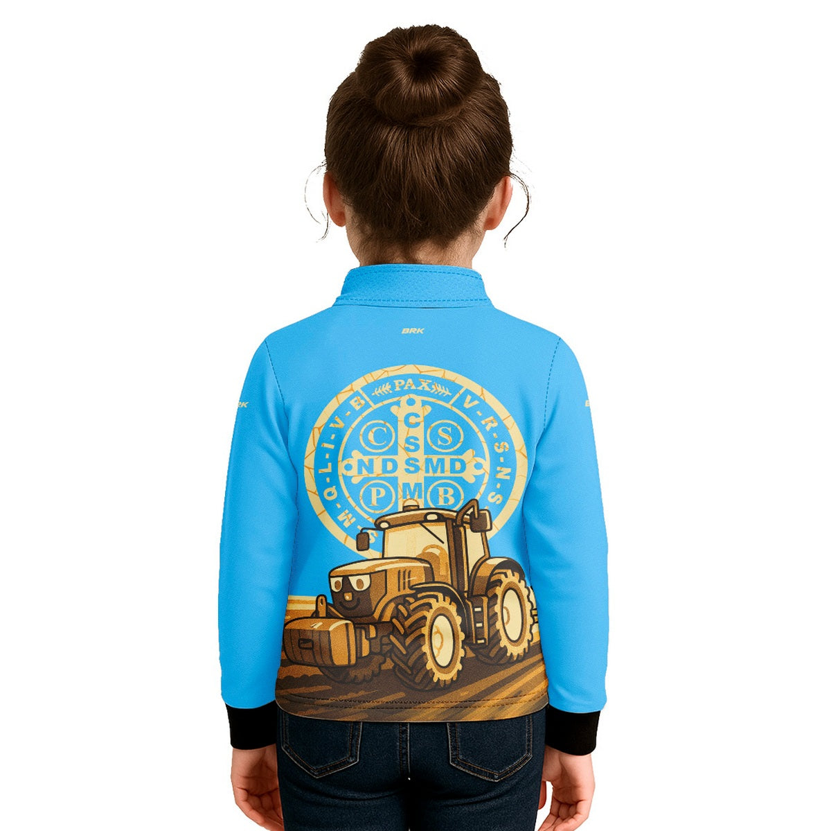 Camisa Agro Kids Brk Medalha de São Bento com Proteção UV50 - Brk Agro