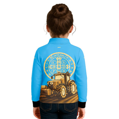 Camisa Agro Kids Brk Medalha de São Bento com Proteção UV50 - Brk Agro