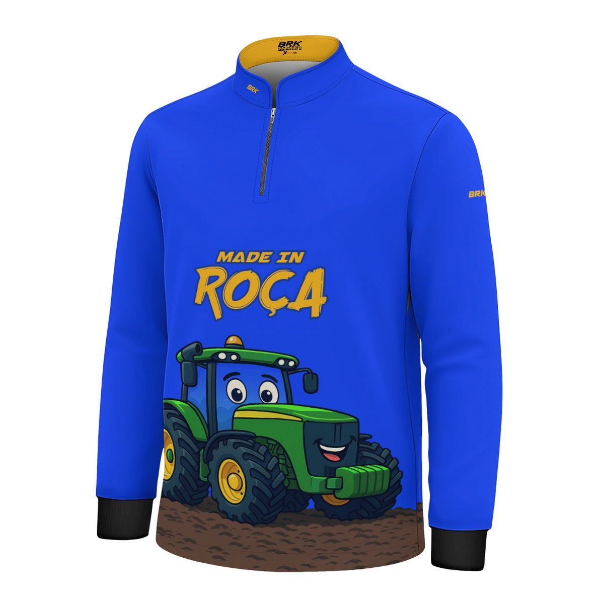 Camisa Agro Kids Brk Azul Made in Roça com Proteção UV50 - Brk Agro