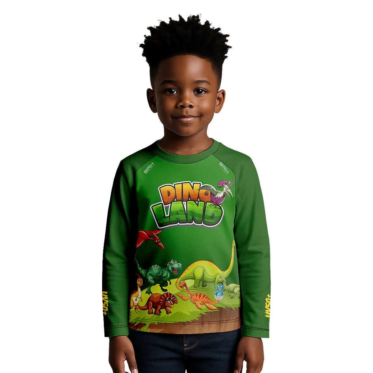 Camisa de Pesca Kids Brk Dino Land com Proteção UV50 - Brk Agro