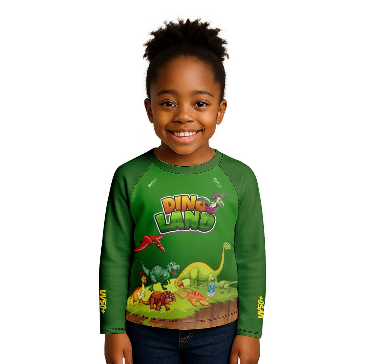 Camisa de Pesca Kids Brk Dino Land com Proteção UV50 - Brk Agro