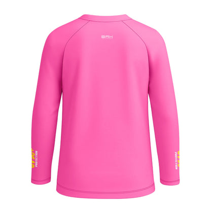 Camisa de Pesca Kids Brk Festa de Flamingos com Proteção UV50 - Brk Agro