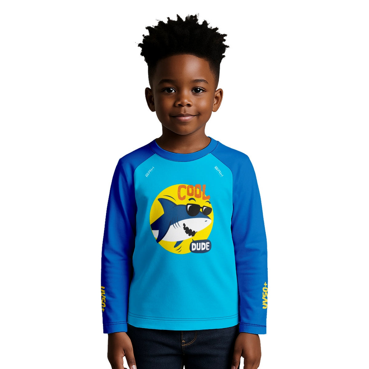 Camisa de Pesca Kids Brk Tubarão Descolado com Proteção UV50 - Brk Agro