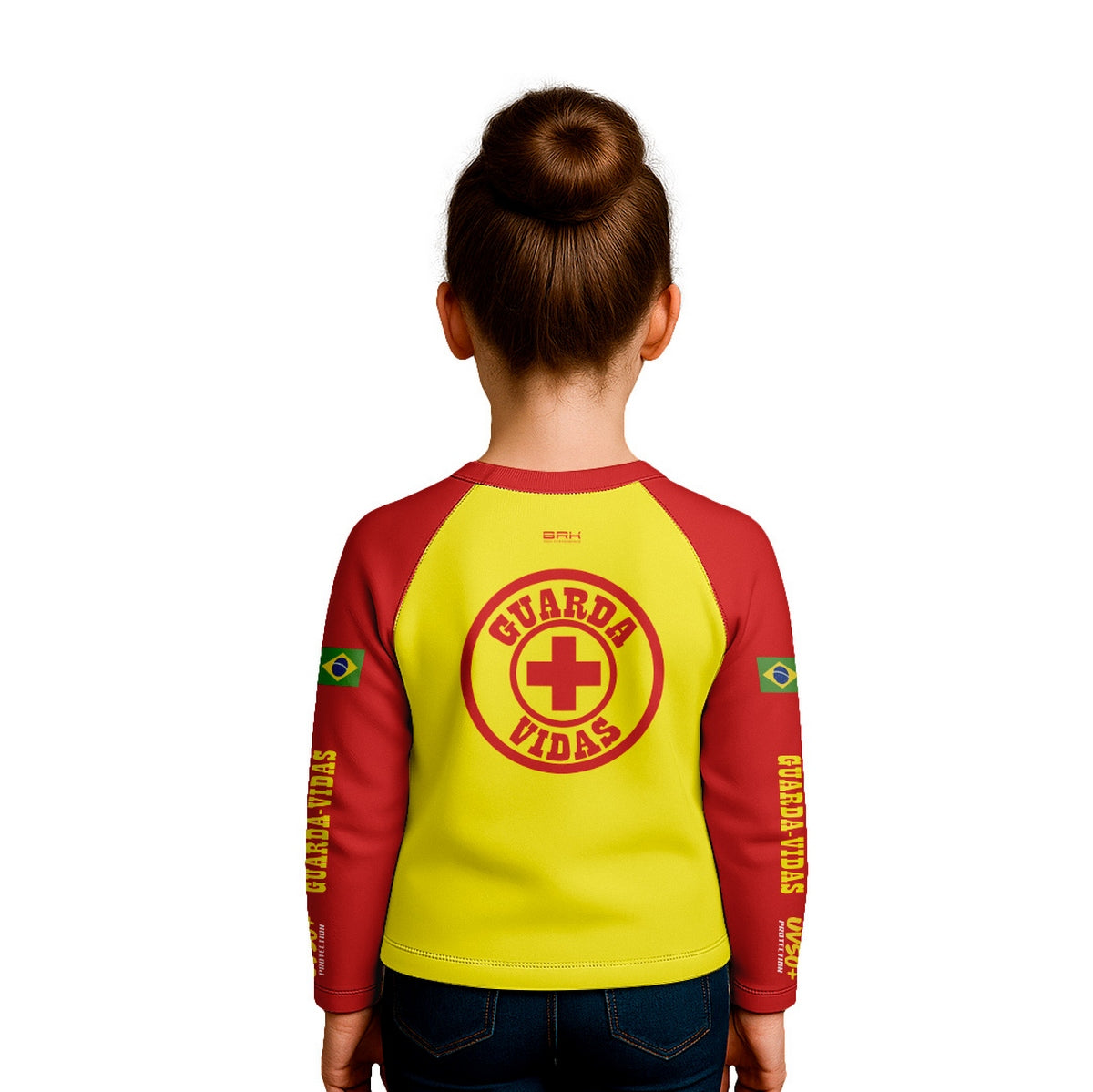 Camisa de Pesca Kids Brk Salva Vidas Mirim com Proteção UV50 - Brk Agro