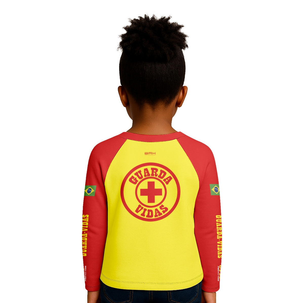 Camisa de Pesca Kids Brk Salva Vidas Mirim com Proteção UV50 - Brk Agro