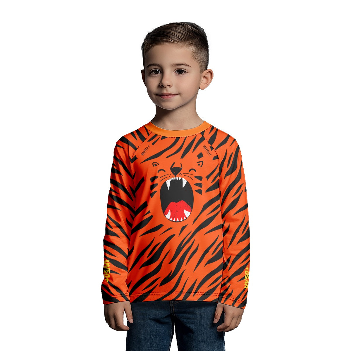 Camisa de Pesca Kids Brk Tigrinho com Proteção UV50 - Brk Agro