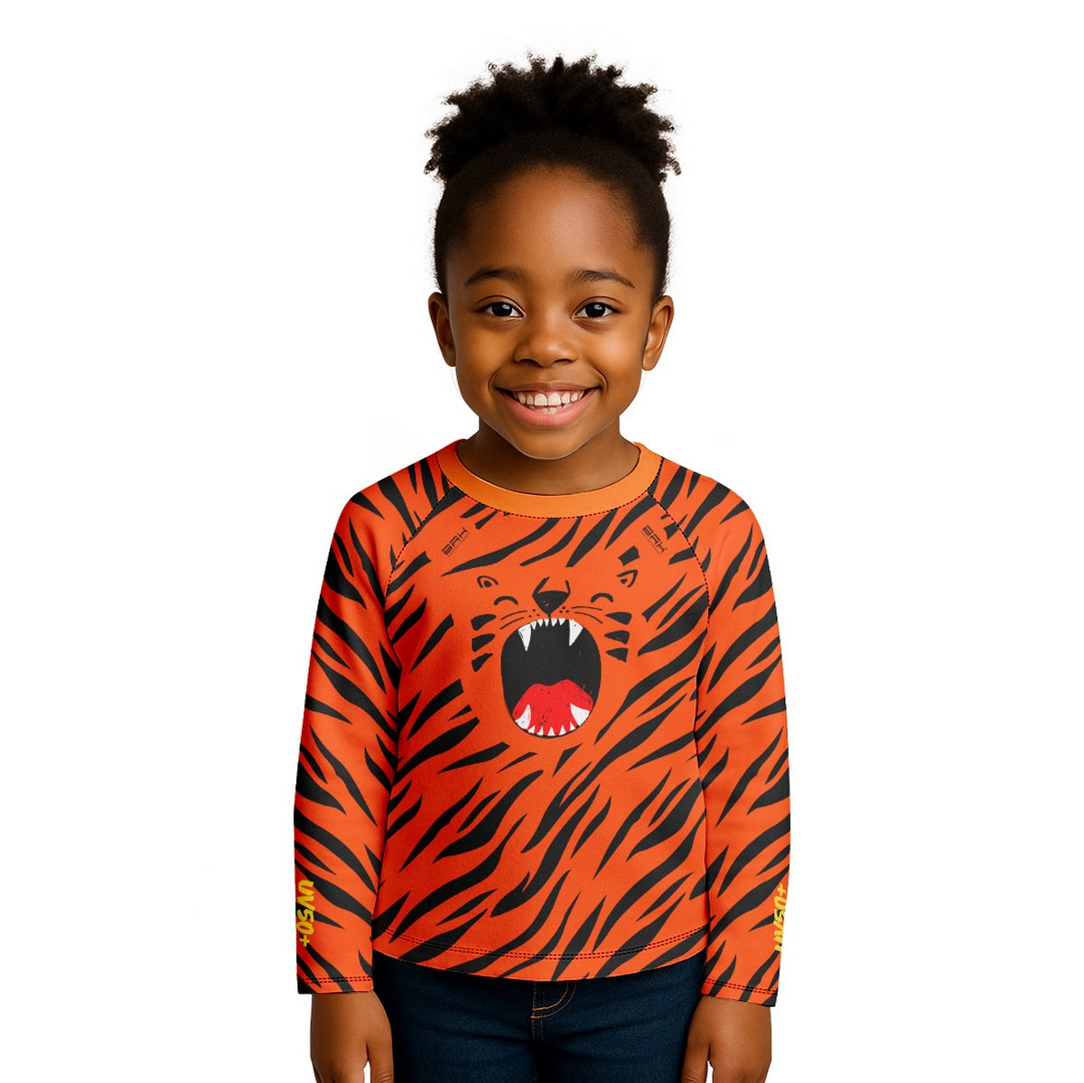Camisa de Pesca Kids Brk Tigrinho com Proteção UV50 - Brk Agro