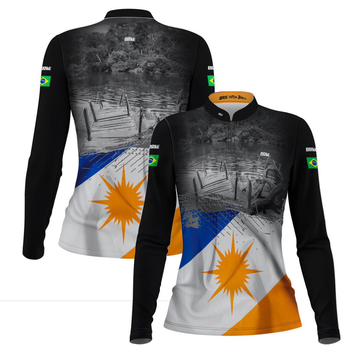 Camisa Feminina Brk Bandeira do Estado do Tocantins com Proteção Solar UV50+ - Brk Agro