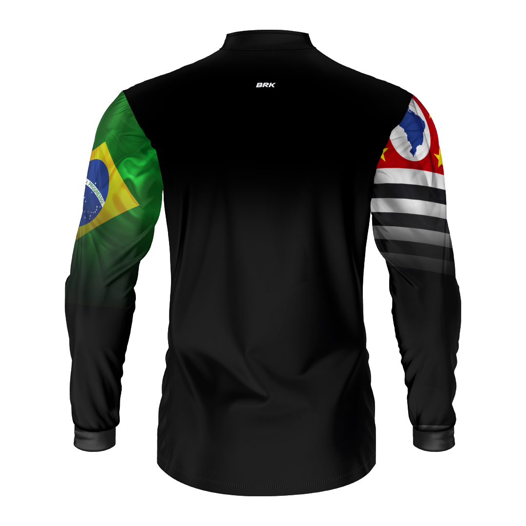 Camisa Agro Brk São Paulo Brasil com Proteção Solar UV50+ - Brk Agro