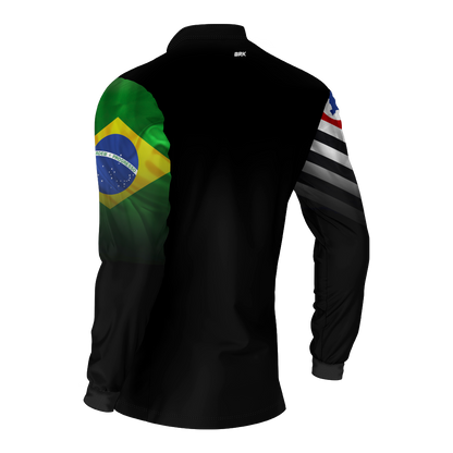 Camisa Agro Brk São Paulo Brasil com Proteção Solar UV50+ - Brk Agro