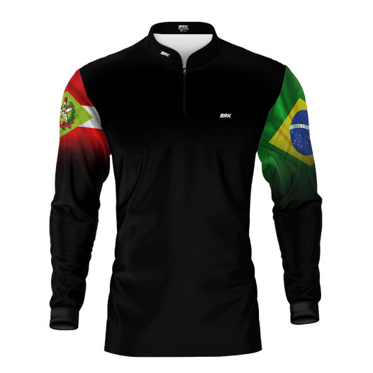 Camisa Agro Brk Brasil Santa Catarina Brasil com Proteção Solar UV50+