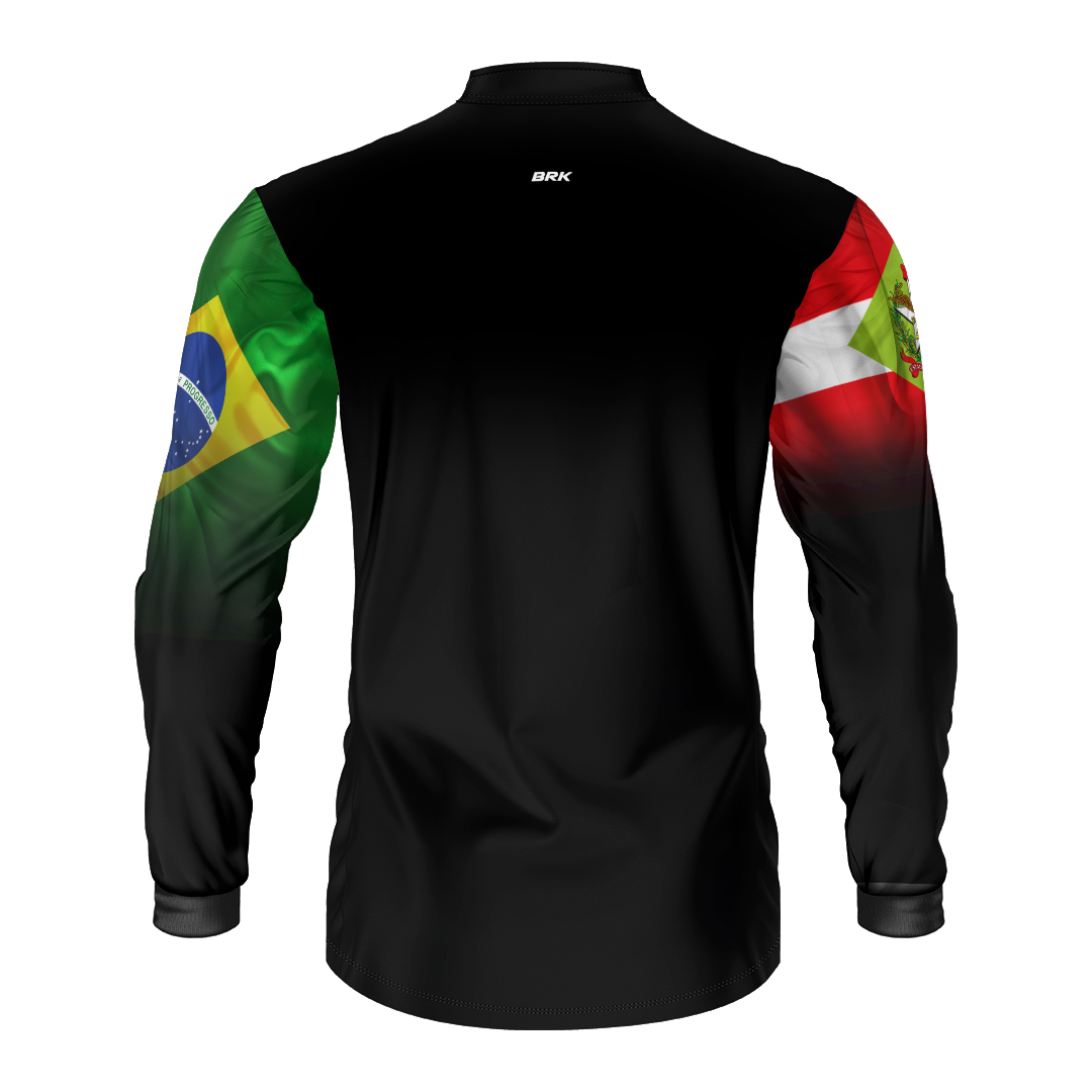 Camisa Agro Brk Brasil Santa Catarina Brasil com Proteção Solar UV50+ - Brk Agro